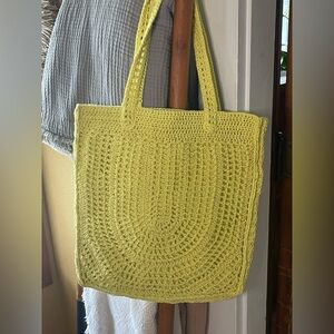 Universal Thread Lime Green crocheted Tote Bag